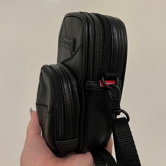 SOLD ON DEPOP: SUPREME Patchwork Leather Small Shoulder Bag - Picture 5 of 5